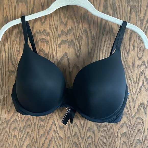 Victoria's Secret t-shirt push up Black Bra 36D - Picture 4 of 4